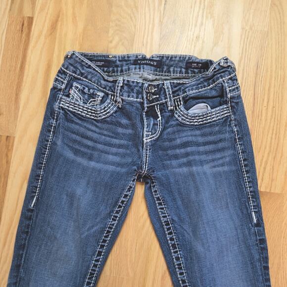 Vigoss women's The Chelsea Slim Boot jeans size 7/8 - Picture 3 of 7